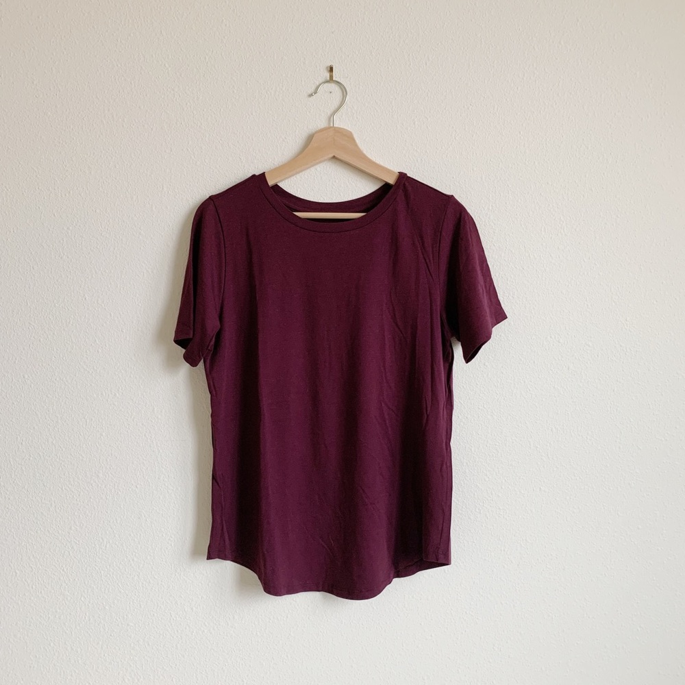 Universal Standard Eggplant Tee - NEW